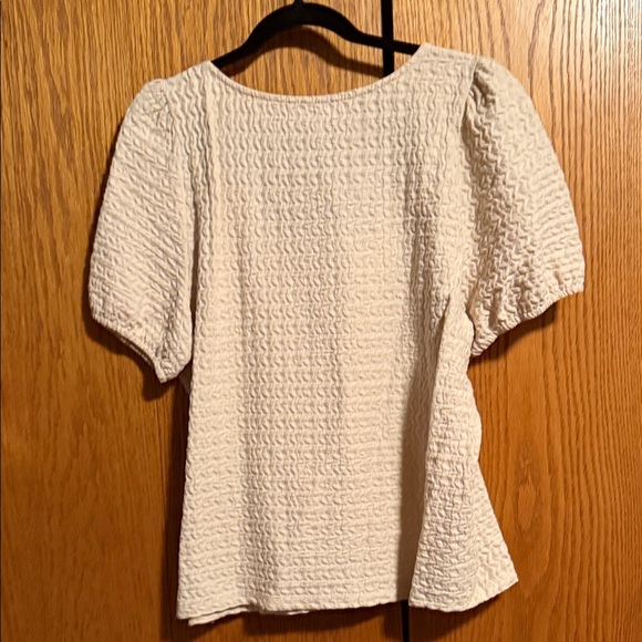 Maurices Cream Textured Blouse - Picture 5 of 5